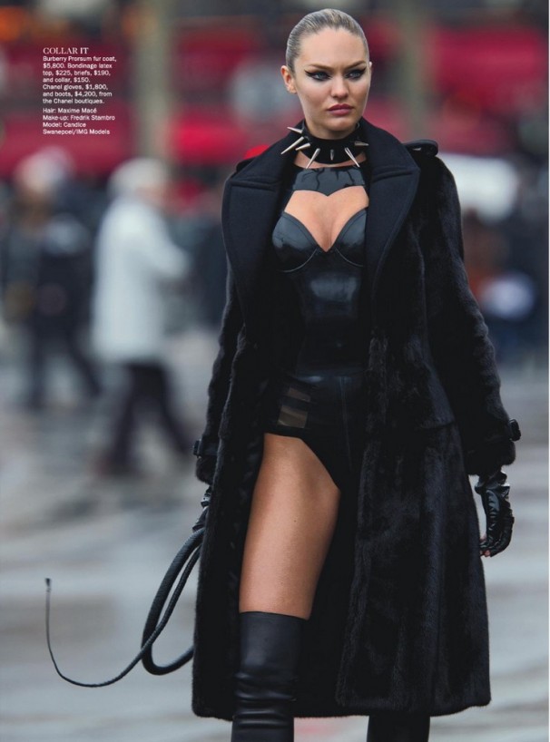 Candice Swanepoel in kinky outfits voor Vogue Australie Juni 2013