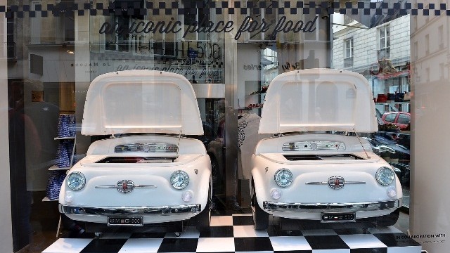 SMEG Fiat 500 koelkast tekoop