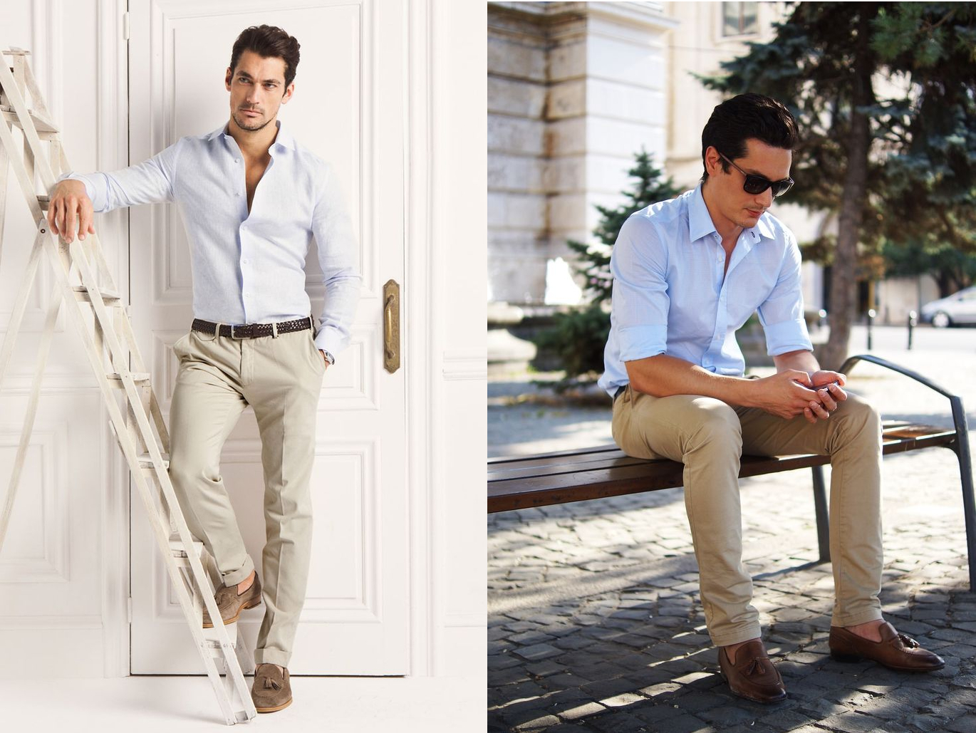 casual business look